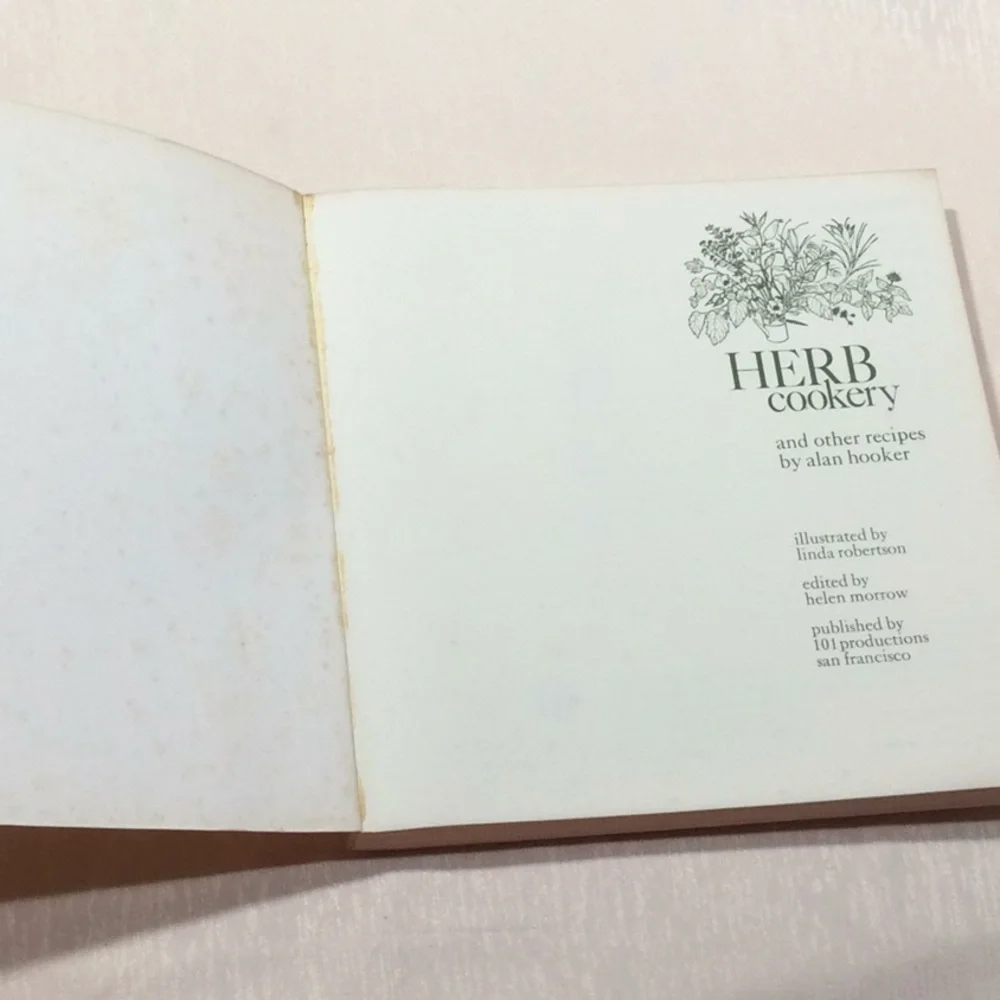 Vintage Herb Cookery by Alan Hooker